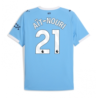 Billige Fotballdrakt Manchester City Rayan Ait-Nouri #21 Replika Hjemmedrakt 2025-26 Kortermet